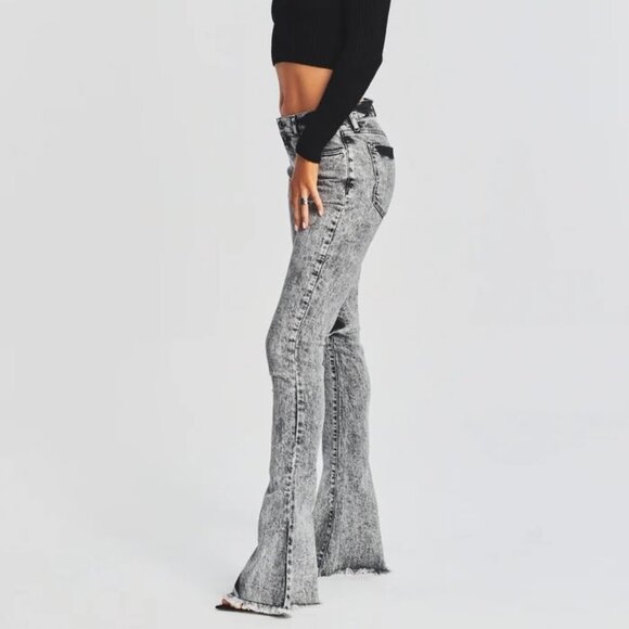 Retrofête Presley Pant in Acid Grey — Size 28 (Lightly Worn) - Picture 6 of 6